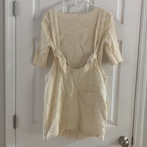 Free People Janey Pinafore Set. Size Medium.